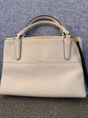 Coach White Borough Bag